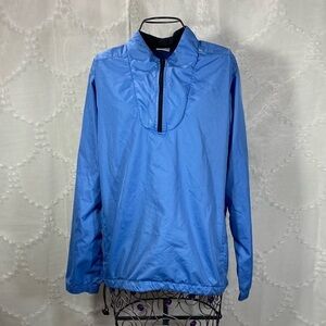 Nike baby blue running windbreaker size M